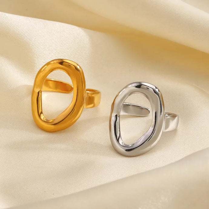 Oval Open Rings