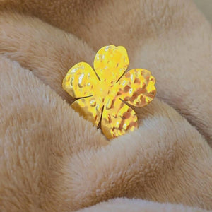 Vintage Flower Open Ring