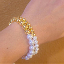 Load image into Gallery viewer, Beaded Adjustable Pearl Bracelet
