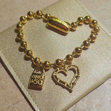 Load image into Gallery viewer, UN- Lock and Heart Brilliant Bracelet
