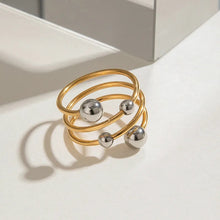 Load image into Gallery viewer, Spiral Two Tones Ring
