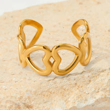 Load image into Gallery viewer, Open Simple Heart Ring

