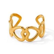 Load image into Gallery viewer, Open Simple Heart Ring
