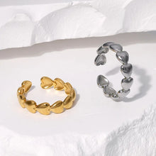 Load image into Gallery viewer, Small Heart Open Ring
