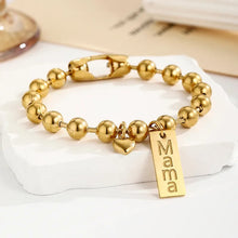 Load image into Gallery viewer, Mom Golden Chain Bracelet
