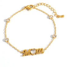 Load image into Gallery viewer, Mom Letter Layered Bracelet
