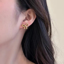 Load image into Gallery viewer, Golden Bow Knot Jewelry Set

