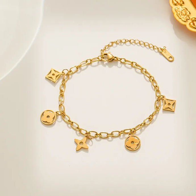 Golden Clover Bracelet