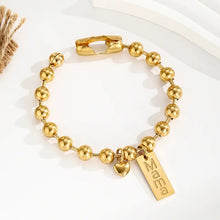 Load image into Gallery viewer, Mom Golden Chain Bracelet
