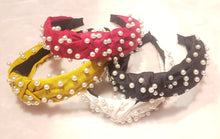 Load image into Gallery viewer, Fashion Pearl Headband Hot Colors
