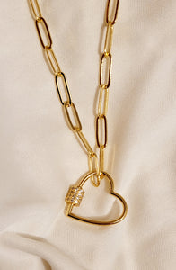 Fashion Gold Heart Necklace
