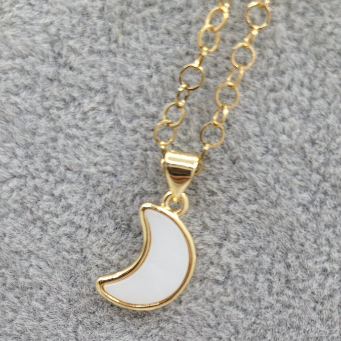 Moon Gold-White Necklace