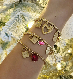 Luck and Love Pink- UNO Bracelets