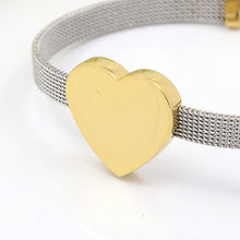 Load image into Gallery viewer, Fashionable Heart Stainless Steel Bracelets
