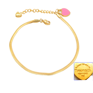 Solid Plain Gold Bracelet-TC