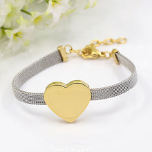 Load image into Gallery viewer, Fashionable Heart Stainless Steel Bracelets
