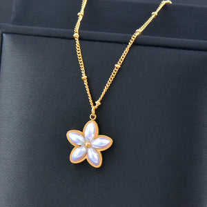 Luck in White Necklace
