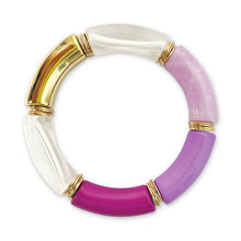 Load image into Gallery viewer, Multi Plastic W. Golden Bangles Bracelet
