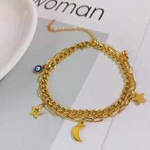 Load image into Gallery viewer, Star And Moon Bracelet
