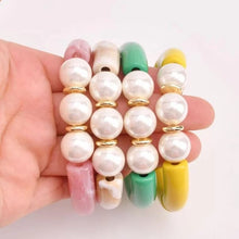 Load image into Gallery viewer, Pearls Bangles Bracelets
