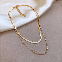Load image into Gallery viewer, U Shape Layered Necklace
