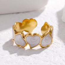 Load image into Gallery viewer, Sweet White Heart Ring
