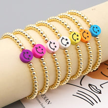 Load image into Gallery viewer, Elastic Smiley Bracelet
