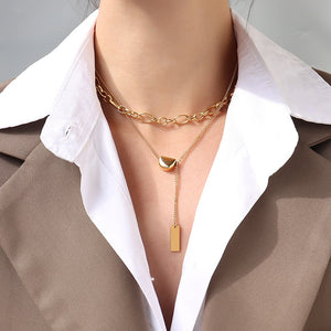 Simple Double Layered Necklace