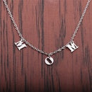 Letters Mom Necklace