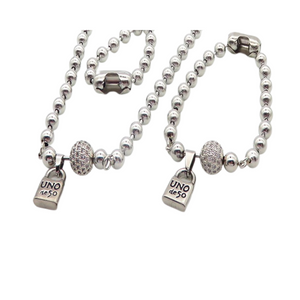 Fashion Zirconia and Heart Uno 50 Sets