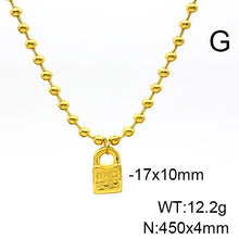 Load image into Gallery viewer, Lock Chain Uno 50 Necklaces
