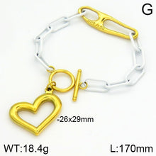 Load image into Gallery viewer, Heart Colorful Chain Bracelet - Uno 50
