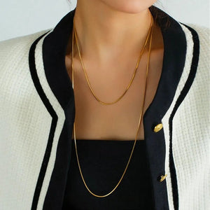Large Snake Chain Necklace