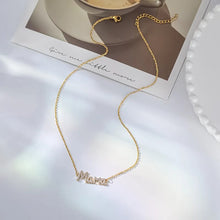 Load image into Gallery viewer, Mama Letter Shiny Necklace
