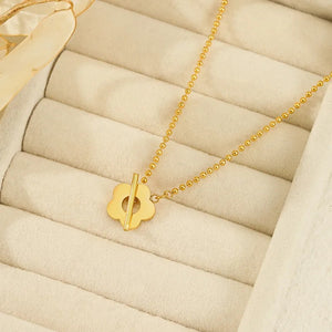 Golden Flower Necklace
