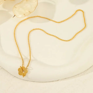Golden Flower Necklace