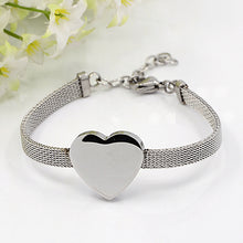 Load image into Gallery viewer, Fashionable Heart Stainless Steel Bracelets
