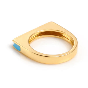 Simple Special Colorful Size 7 Ring